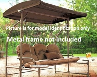 Porch swing with side tables deals