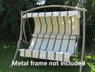 Walmart Model Suntime Seville Three Person Cushion Patio Swing Products | Swing Cushions USA