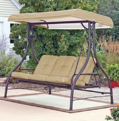 Patio swing replacement sales cushions and canopy