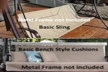 Courtyard Creations Model RUS422M-2008 Patio Swing Products | Swing Cushions USA