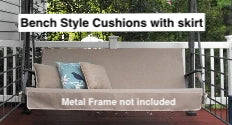 Courtyard Creations® Northcrest RUS428F/RUS428D/RUS428C Patio Swing Products | Swing Cushions USA