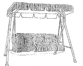 Martha Stewart La Jolla Patio Swing Products