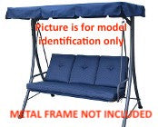 Courtyard Creations® 3-Person RUS415F / RUS415H Patio Swing Products | Swing Cushions USA