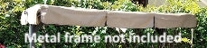 Courtyard Creations RUS4173-G01 Patio Swing Products | Swing Cushions USA
