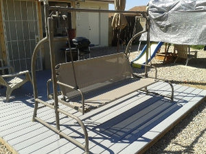 Walmart Home Trends Sand Dune RUS453A Patio Swing Products