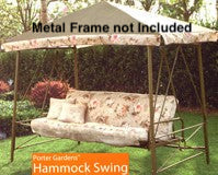 Walmart Porter Garden RUS472W Patio Swing Products | Swing Cushions USA